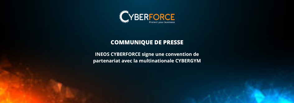 COMMUNIQUE DE PRESSE | INEOS CYBERFORCES signe une convention de partenariat avec la multinationale CYBERGYM